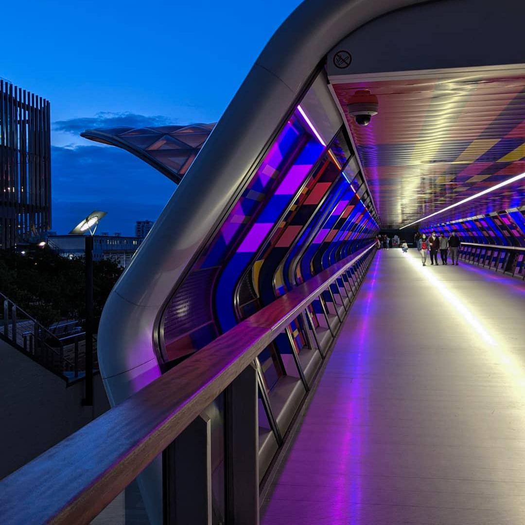 A coloured tunnel